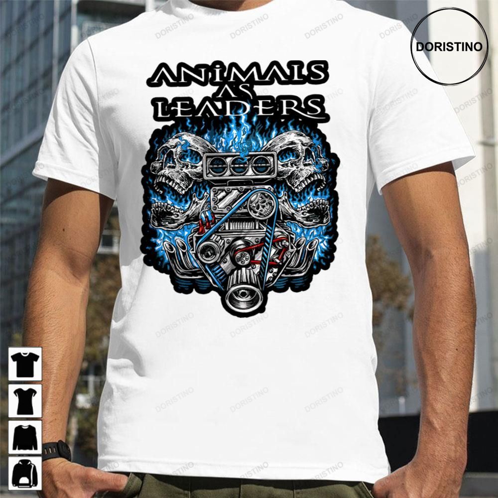 Machine Skull Animals As Leaders Limited Edition T-shirts